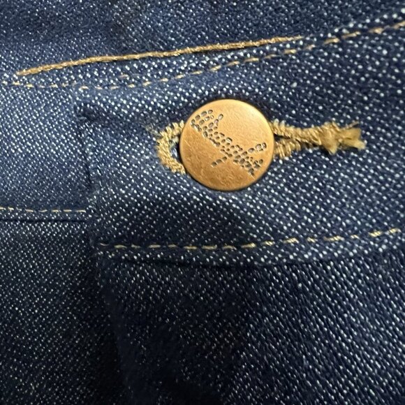 Wrangler Jeans 13MWZ Dark Blue Size 31 x 30 Cowboy Cut VGC - Picture 9 of 14